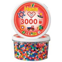 Hama Beads Midi Beads Solid Mix 3000 Tub