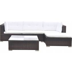 vidaXL 41871 Loungeset, 1 Bord inkl. 1 Soffor