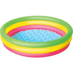 Bestway 3 Ring Summer Colours Paddling Pool 102cm