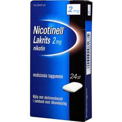 Nicotinell Lakrits 2mg 24 st Tuggummi