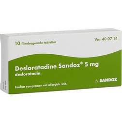 Desloratadine Sandoz 5mg 10 st Tablett