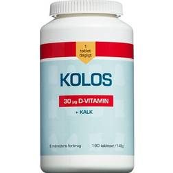 Kolos D-Vitamin M/Calcium 180 st