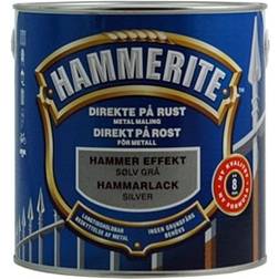 Hammerite Hammer Effect Metallfärg Silver 2.5L
