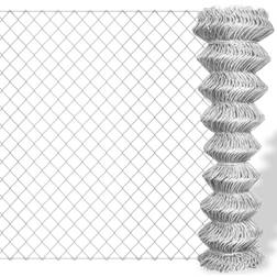 vidaXL Chain Link Fence 125cmx25m