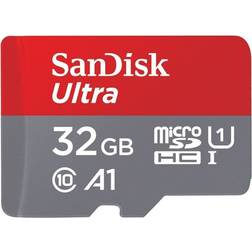 SanDisk Ultra MicroSDHC Class 10 UHS-l U1 A1 98MB/s 32GB +SD Adapter