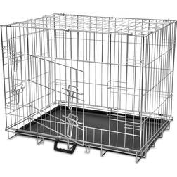 vidaXL Foldable Dog Cage M