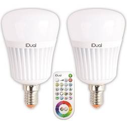 JEDI Lighting iDual LED Lamp 7W E14 2-pack