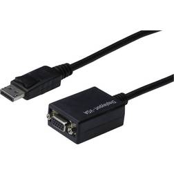 Digitus DisplayPort - VGA Adapter M-F 0.2m