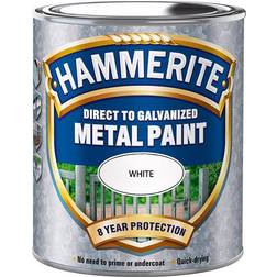 Hammerite Direct to Galvanised Metallfärg Vit 0.75L