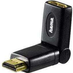 Hama HDMI - HDMI Adapter (angled) M-F