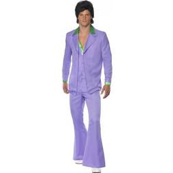 Smiffys Lavender 1970's Suit Costume