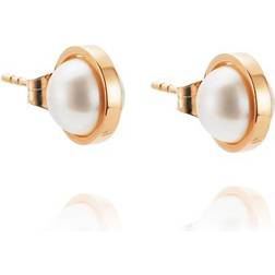 Efva Attling Day Earrings - Gold/Pearl