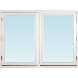 SP Fönster Lingbo PVC-U Sidohängt fönster 2-glasfönster 158x128cm