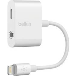 Belkin RockStar Audio+Charge Lightning - Lightning+3.5mm Audio Adapter M-F