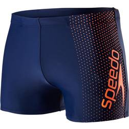 Speedo Gala Logo Aqua Shorts - Black/White