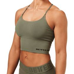 Better Bodies Astoria Seamless Sports Bra Women - Washed Green