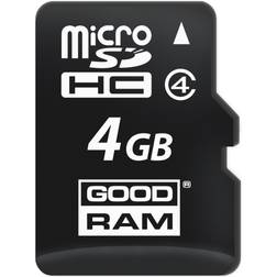 GOODRAM M40A MicroSDHC Class 4 15/4Mb/s 4GB+Adapter