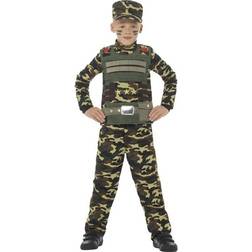 Smiffys Camouflage Military Boy Costume