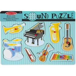 Melissa & Doug Musical Instruments Sound Puzzle 8 Bitar