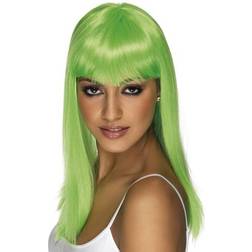 Smiffys Glamourama Wig Neon Green