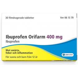 Ibuprofen Orifarm 400mg 30 st Tablett