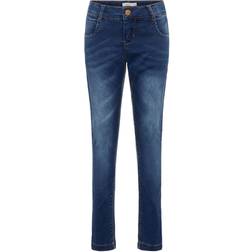 Name It Kid's Regular Fit Super Stretch Jeans - Blue/Dark Blue Denim (13147788)
