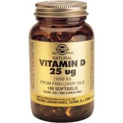 Solgar D-Vitamin 25 ug (1000 IU) 100 st
