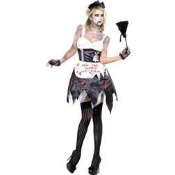 Smiffys Fever Zombie French Maid Costume
