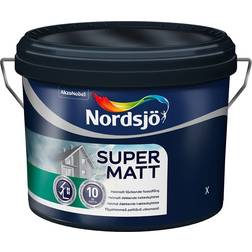 Nordsjö Super Matt Träfasadsfärg Svart 10L