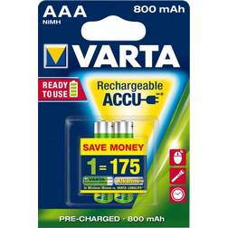 Varta AAA Accu Rechargeable Power 800mAh 2-pack
