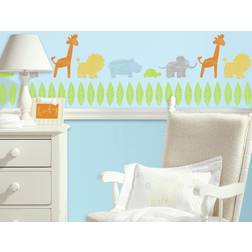 Roommate Kathy Davis Animals on Parade Wall Decals