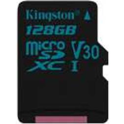 Kingston Canvas Go! microSDXC Class 10 UHS-I U3 V30 90/45MB/s 128GB