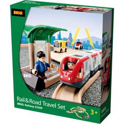 BRIO Rail & Road Travel Set 33209