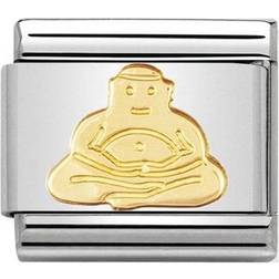 Nomination Composable Classic Link Buddha Charm - Silver/Gold