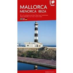 Mallorca Menorca Ibiza EasyMap: Skala 1:200.000 (Karta, Falsad., 2018)