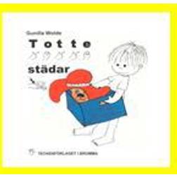 Totte städar 2dra upplagan- Barnbok med tecken för hörande barn (E-bok, 2016)