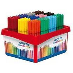 Giotto Thin Tip School Pack Felt Tip Pens 144-pack