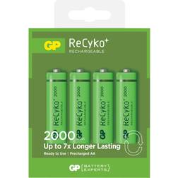 GP Batteries ReCyko+ 210AAHCE2GBW4 Compatible 4-pack
