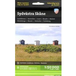 Sydvästra Skåne 1:50.000 (Karta, Falsad., 2018)