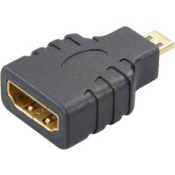 Vivanco Gold HDMI - Micro HDMI M-F Adapter