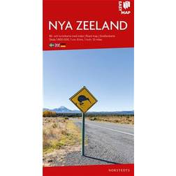Nya Zeeland EasyMap: Skala 1:800.000 (Karta, Falsad., 2018)