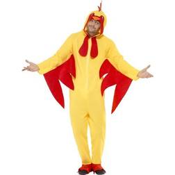 Smiffys Chicken Costume with Hooded All in One