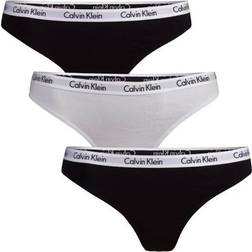 Calvin Klein Carousel Bikini Briefs 3-pack - Black/White/Black