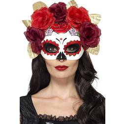 Smiffys Day of the Dead Rose Eyemask
