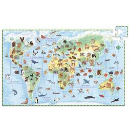 Djeco The World Map 1000 Bitar