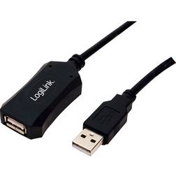LogiLink Repeater USB A - USB A M-F 2.0 5m