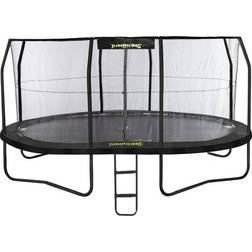 Jumpking Oval JumpPod Trampoline 520x430cm + Safety Net + Ladder