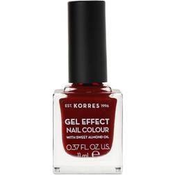 Korres Sweet Almond Gel Effect Nail Colour #59 Wine Red 11ml