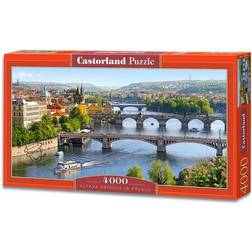Castorland Vltava Bridges in Prague 4000 Bitar