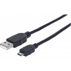 Manhattan Hi-Speed USB A-USB Micro-B 2.0 3m